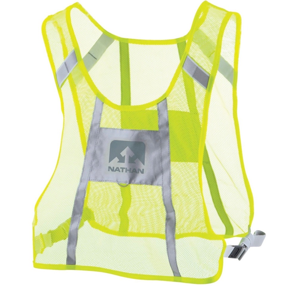 NEW: Nathan Nightfall Running Reflective Vest Hi-Viz Yellow - OSFM